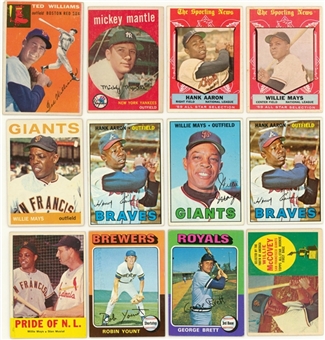 1954-1975 Topps Stars and Hall of Famers Collection (54)